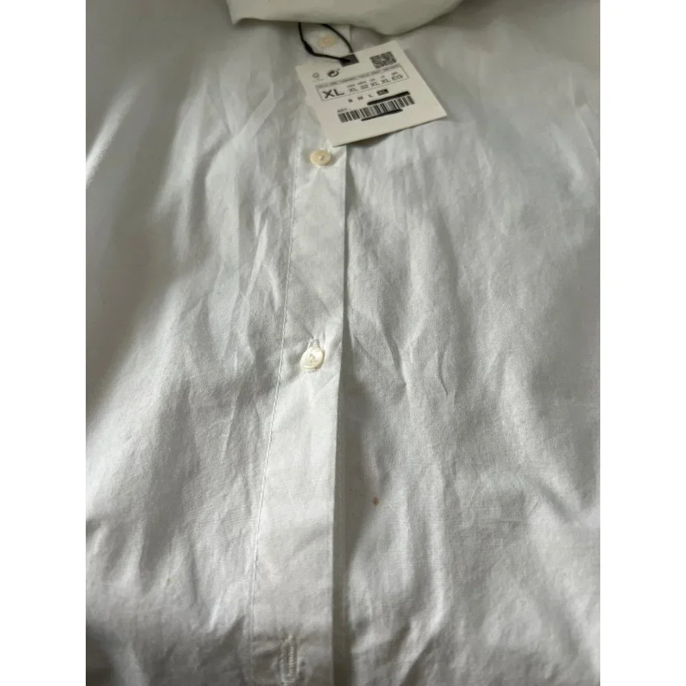 Embroidered Insect White Women's Top - Picture 8 of 9